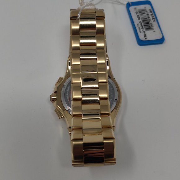 Technomarine Sea Manta Blue Dial Gold Tone Watch - Picture 4 of 6